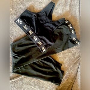 YITTY major label crossover bralette and shaping leggings